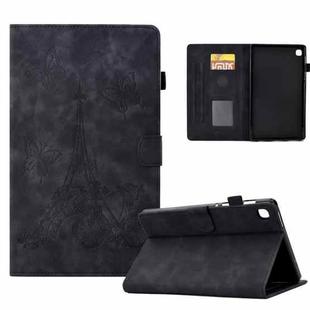 For Samsung Galaxy Tab A 8.0 2019 T290 Tower Embossed Leather Tablet Case(Black)