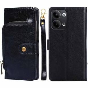 For OPPO Reno9 5G / Reno9 Pro 5G Zipper Bag Leather Phone Case(Black)