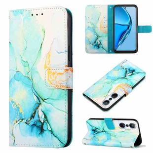 For Infinix Hot 20S / 20 Pro X6827 PT003 Marble Pattern Flip Leather Phone Case(Green)