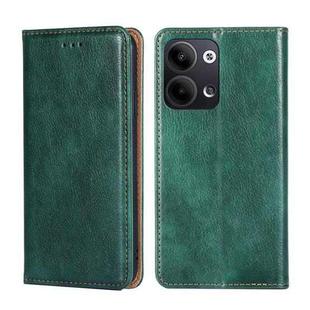 For OPPO Reno9 5G / Reno9 Pro 5G Gloss Oil Solid Color Magnetic Leather Phone Case(Green)