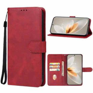 For vivo S16 Leather Phone Case(Red)