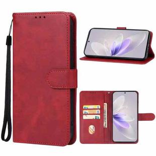 For vivo S16e Leather Phone Case(Red)