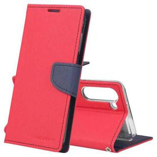 For Samsung Galaxy S23+ 5G GOOSPERY FANCY DIARY Cross Texture Leather Phone Case(Red)