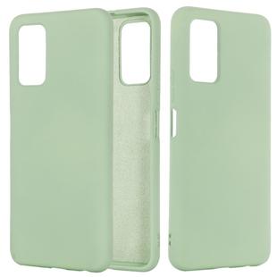 For Huawei Honor 30S Solid Color Liquid Silicone Dropproof Full Coverage Protective Case(Green)