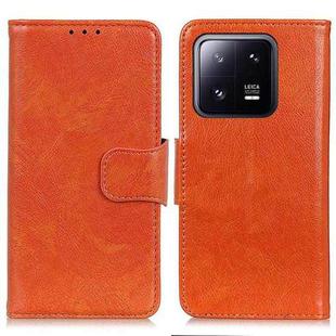 For Xiaomi 13 Nappa Texture Leather Phone Case(Orange)