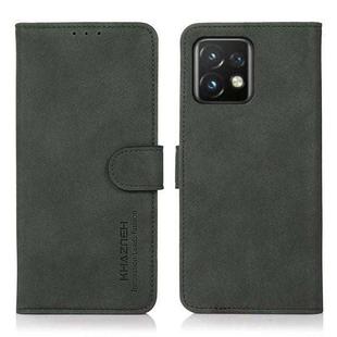For Motorola Moto X40 Pro KHAZNEH Matte Texture Leather Phone Case(Green)