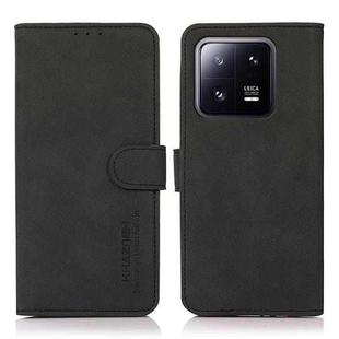 For Xiaomi 13 Pro KHAZNEH Matte Texture Leather Phone Case(Black)