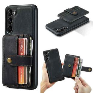 For Samsung Galaxy S23 5G JEEHOOD RFID Anti-Theft Wallet Magnetic Leather Phone Case(Black)