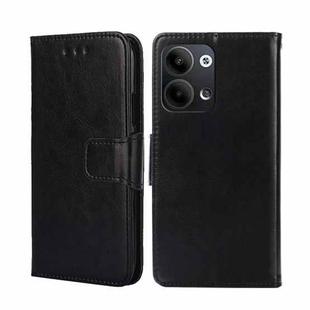 For OPPO Reno9 5G / Reno9 Pro 5G Crystal Texture Leather Phone Case(Black)