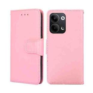 For OPPO Reno9 5G / Reno9 Pro 5G Crystal Texture Leather Phone Case(Pink)