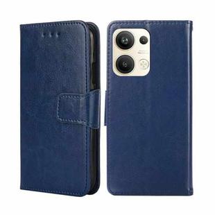 For OPPO Reno9 Pro+ 5G Crystal Texture Leather Phone Case(Royal Blue)