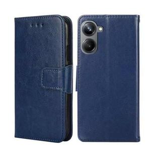 For Realme 10 Pro 5G Crystal Texture Leather Phone Case(Royal Blue)