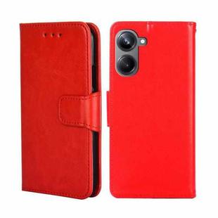 For Realme 10 Pro 5G Crystal Texture Leather Phone Case(Red)