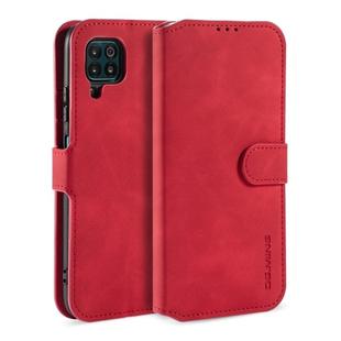 For Huawei P40 Lite / Nova 6 SE DG.MING Retro Oil Side Horizontal Flip Case with Holder & Card Slots & Wallet(Red)