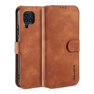 For Huawei P40 Lite / Nova 6 SE DG.MING Retro Oil Side Horizontal Flip Case with Holder & Card Slots & Wallet(Brown)