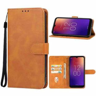 For Moxee M2160 Leather Phone Case(Brown)