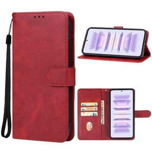 For Xiaomi Redmi K60 Pro Leather Phone Case(Red)