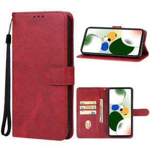 For Xiaomi Redmi Note 12 Pro Speed Leather Phone Case(Red)