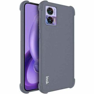 For Motorola Edge 30 Neo 5G imak Shockproof Airbag TPU Phone Case(Matte Grey)