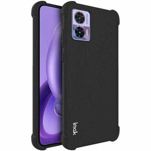 For Motorola Edge 30 Neo 5G imak Shockproof Airbag TPU Phone Case(Matte Black)