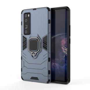 For Huawei nova 7 Pro 5G Shockproof PC + TPU Protective Case, with Magnetic Ring Holder(Navy Blue)