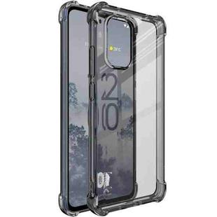 For Nokia X30 5G imak Shockproof Airbag TPU Phone Case(Transparent Black)