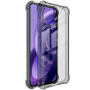 For Motorola Edge 30 Neo 5G imak Shockproof Airbag TPU Phone Case(Transparent Black)