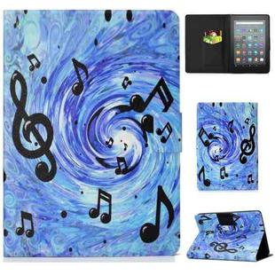 For Amazon Kindle Youth Version 2022 Voltage Colored Drawing Smart Leather Tablet Case(Sheet Music)
