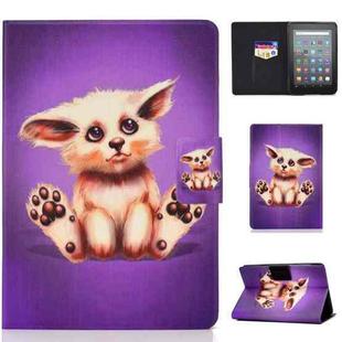 For Amazon Kindle Youth Version 2022 Voltage Colored Drawing Smart Leather Tablet Case(Fox)