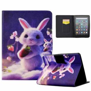 For Amazon Kindle Youth Version 2022 Voltage Colored Drawing Smart Leather Tablet Case(Strawberry Bunny)