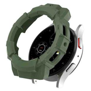 For Samsung Galaxy Watch5 40mm Armor Hollow Protective Watch Case(Dark Green)