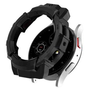 For Samsung Galaxy Watch5 44mm Armor Hollow Protective Watch Case(Black)