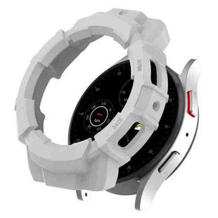 For Samsung Galaxy Watch5 44mm Armor Hollow Protective Watch Case(Light Grey)