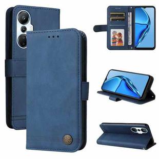 For Infinix Hot 20s Skin Feel Life Tree Metal Button Leather Phone Case(Blue)