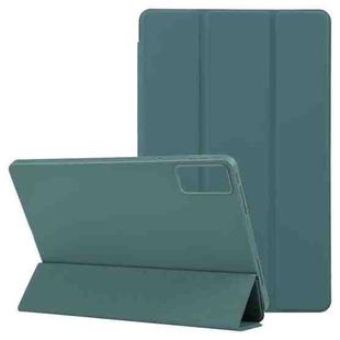 For Xiaomi Redmi Pad 10.61 2022 Three-fold Holder Flip Tablet Leather Case(Dark Green)