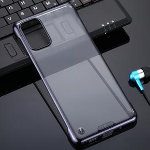 For Galaxy S20 Plus SULADA Borderless Drop-proof Vacuum Plating PC Case(Black)