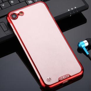 For iPhone SE 2022 / SE 2020 / 8 / 7 SULADA Borderless Drop-proof Vacuum Plating PC Case(Red)