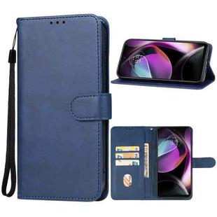 For Motorola Moto G 5G 2023 Leather Phone Case(Blue)