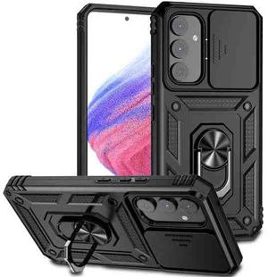 For Samsung Galaxy A54 5G Sliding Camshield Holder Phone Case(Black)