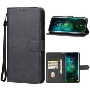 For TCL 10 Plus Leather Phone Case(Black)