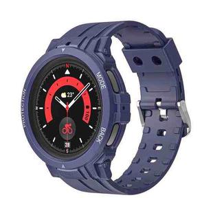 For Samsung Galaxy Watch 5 Pro 45mm Sport Integrated TPU Watch Band(Midnight Blue)
