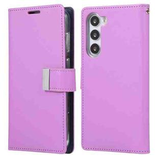 For Samsung Galaxy S23+ 5G GOOSPERY RICH DIARY Crazy Horse Texture Leather Phone Case(Purple)