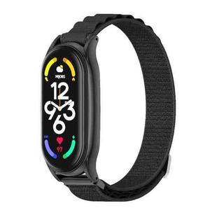 For Xiaomi Mi Band 7 / 7 NFC MIJOBS PLUS Nylon Breathable Watch Band(Black)