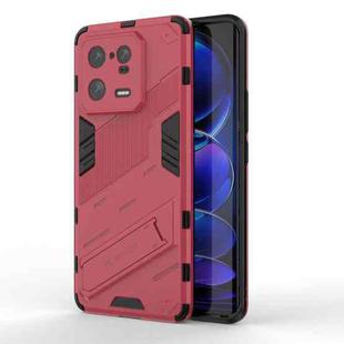For Xiaomi 13 Pro Punk Armor 2 in 1 PC + TPU Phone Case(Light Red)
