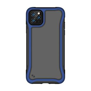 For iPhone 11 Pro Max Blade Series Transparent AcrylicProtective Case(Navy Blue)