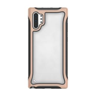 For Galaxy Note10+ Blade Series Transparent AcrylicProtective Case(Gold)