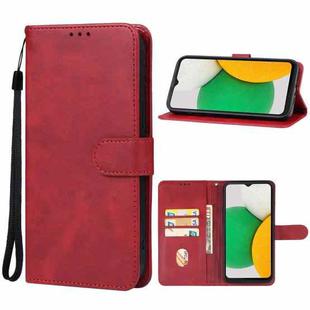 For Samsung Galaxy A04 Core Leather Phone Case(Red)