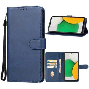 For Samsung Galaxy A04 Core Leather Phone Case(Blue)