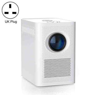 S30 Android System HD Portable WiFi Mobile Projector, Plug Type:UK Plug(White)