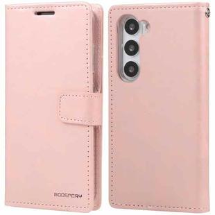 For Samsung Galaxy S23 5G GOOSPERY BLUE MOON Crazy Horse Texture Leather Phone Case(Rose Gold)